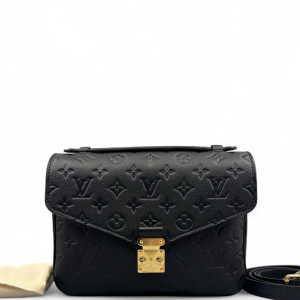 Louis Vuitton Pochette Metis Monogram Empreinte Black Louis Vuitton Pochette Metis Monogram Empreinte Black