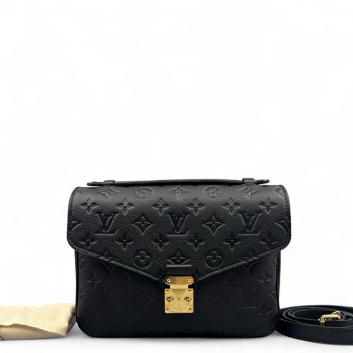 Louis Vuitton Pochette Metis Monogram Empreinte Black