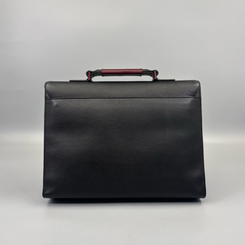 Dior Briefcase Calfskin Black