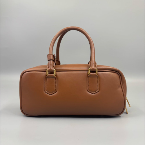 Miu Miu Medium Arcadie Smooth Calfskin Tan