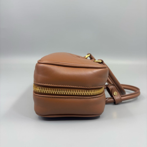 Miu Miu Medium Arcadie Smooth Calfskin Tan