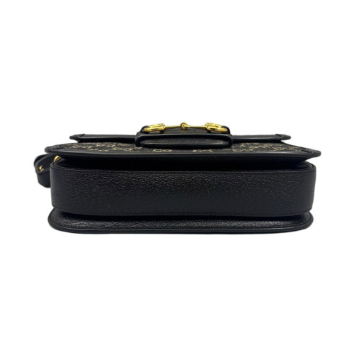 Gucci Medium Horsebit 1955 Denim Calfskin Black Gucci Medium Horsebit 1955 Denim Calfskin Black