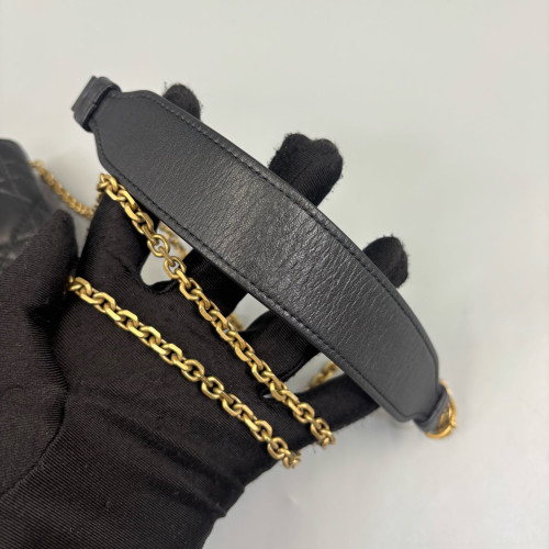 Dior Flap Bag Calfskin Black Dior Flap Bag Calfskin Black