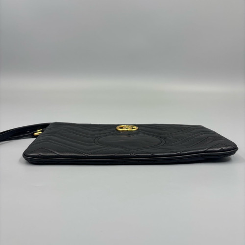 Gucci Chevron Clutch Calfskin Black Gucci Chevron Clutch Calfskin Black