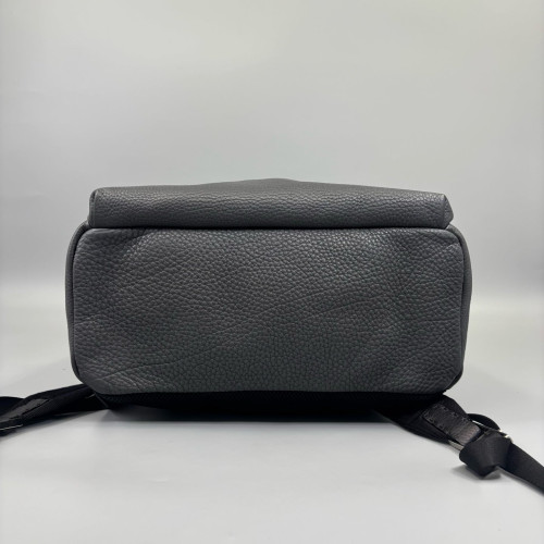 Fendi Monster Eyes Medium Backpack Grained Calfskin Calfskin Crocodile Embossed Grey Black White
