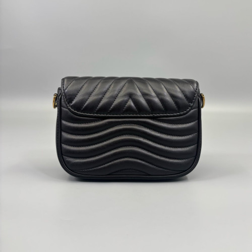 Louis Vuitton New Wave Multi Pochette Calfskin Black Louis Vuitton New Wave Multi Pochette Calfskin Black