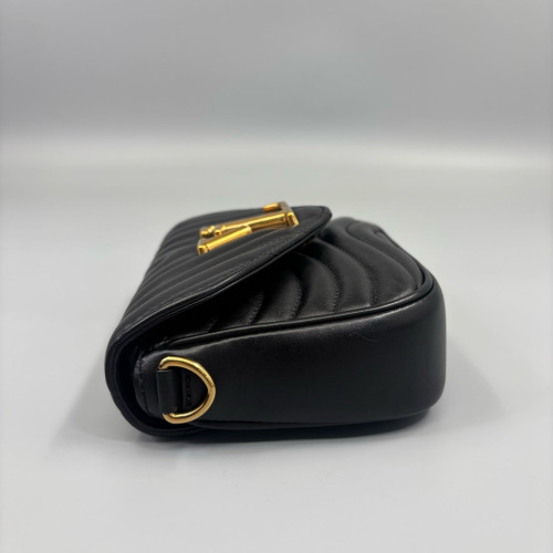 Louis Vuitton New Wave Multi Pochette Calfskin Black Louis Vuitton New Wave Multi Pochette Calfskin Black