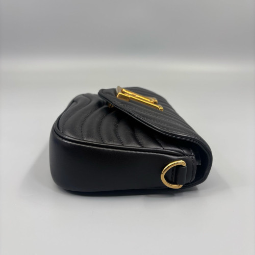 Louis Vuitton New Wave Multi Pochette Calfskin Black Louis Vuitton New Wave Multi Pochette Calfskin Black