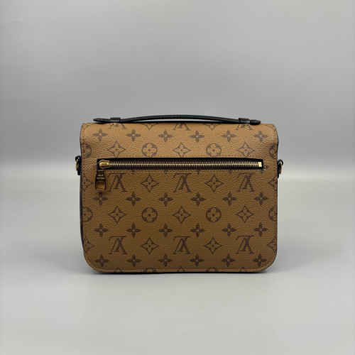 Louis Vuitton Pochette Metis Reverse Monogram Brown Black