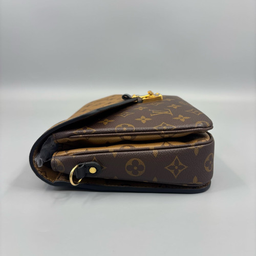 Louis Vuitton Pochette Metis Reverse Monogram Brown Black
