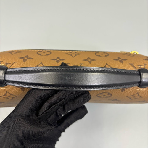 Louis Vuitton Pochette Metis Reverse Monogram Brown Black
