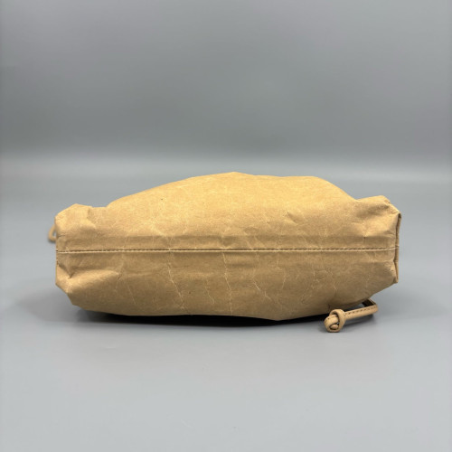 Bottega Veneta The Mini Pouch Carta Calfskin Khaki