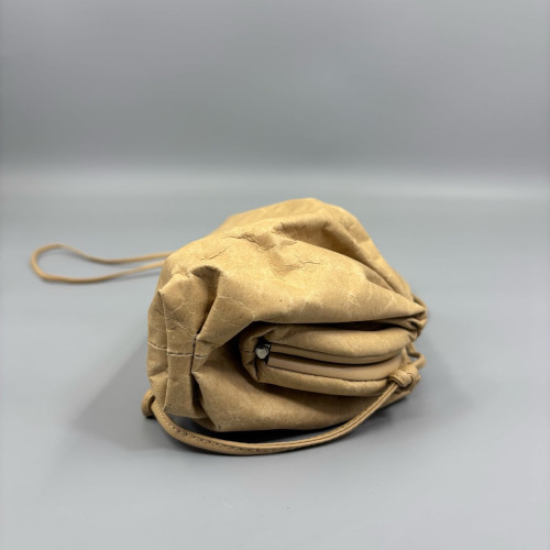 Bottega Veneta The Mini Pouch Carta Calfskin Khaki