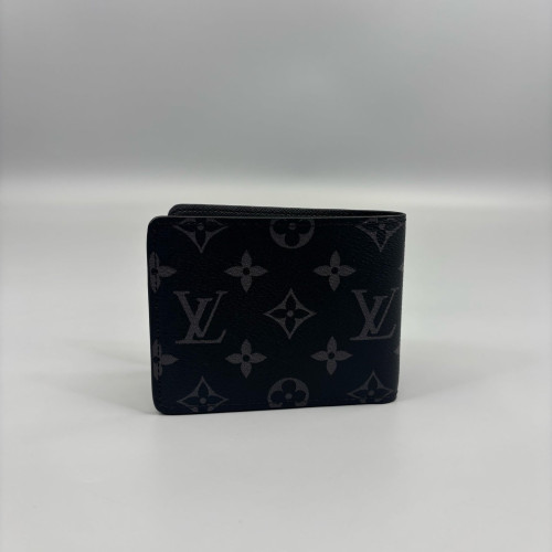 Louis Vuitton Compact Wallet Monogram Eclipse Black Louis Vuitton Compact Wallet Monogram Eclipse Black