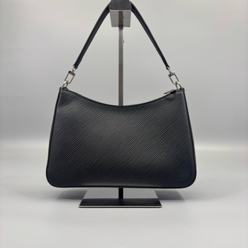Louis Vuitton Marelle Handbag Epi Black White