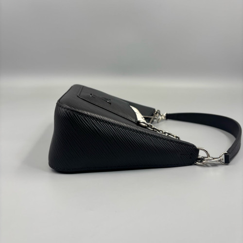 Louis Vuitton Marelle Handbag Epi Black White