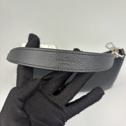 Louis Vuitton Marelle Handbag Epi Black White