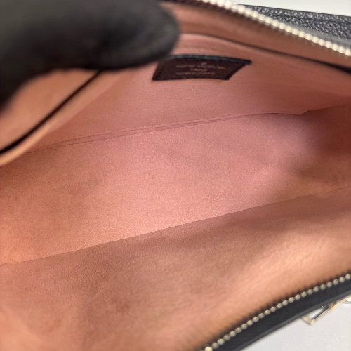 Louis Vuitton Marelle Handbag Epi Black White