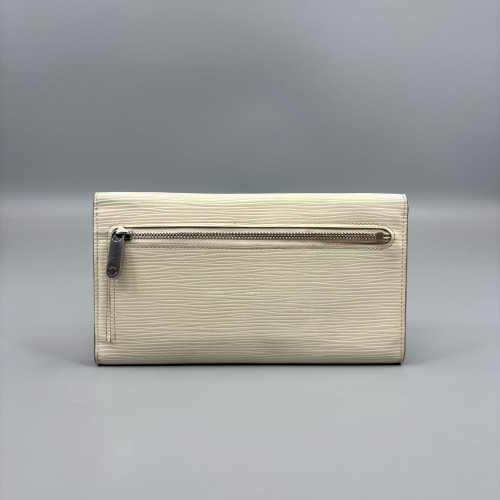 Louis Vuitton Continental Wallet Epi White
