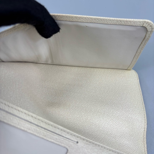 Louis Vuitton Continental Wallet Epi White