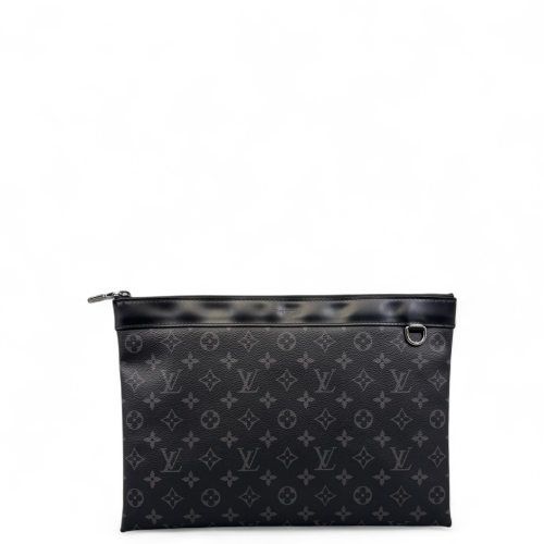 Louis Vuitton Discovery Pochette GM Monogram Eclipse Black Louis Vuitton Discovery Pochette GM Monogram Eclipse Black