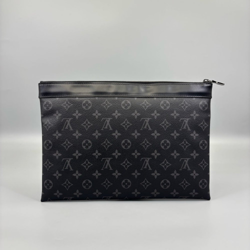 Louis Vuitton Discovery Pochette GM Monogram Eclipse Black Louis Vuitton Discovery Pochette GM Monogram Eclipse Black