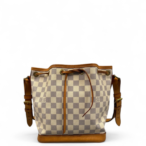 Louis Vuitton Mini Noe Damier Azur White Grey
