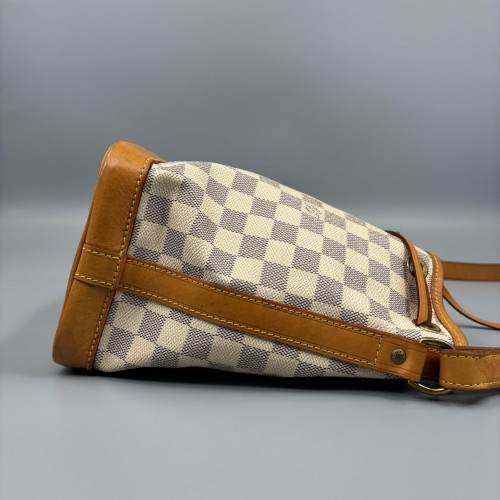 Louis Vuitton Mini Noe Damier Azur White Grey