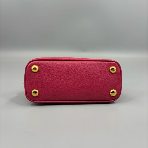 Prada Mini Lux Promenade Tote Saffiano Calfskin Fuchsia Prada Mini Lux Promenade Tote Saffiano Calfskin Fuchsia