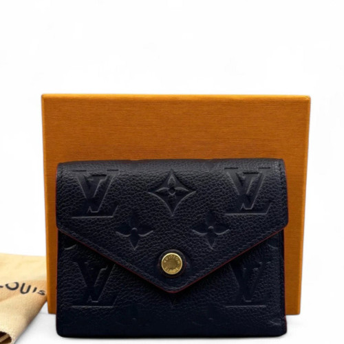 Louis Vuitton Compact Wallet Monogram Empreinte Blue
