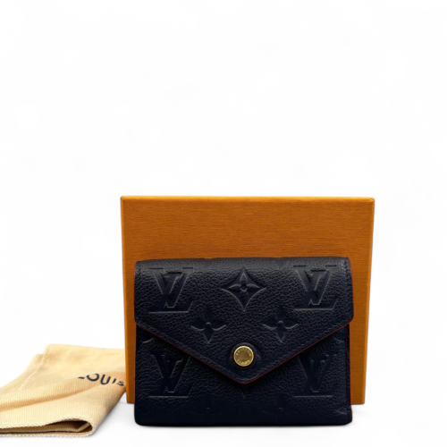 Louis Vuitton Compact Wallet Monogram Empreinte Blue
