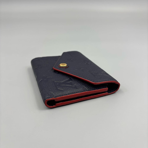 Louis Vuitton Compact Wallet Monogram Empreinte Blue