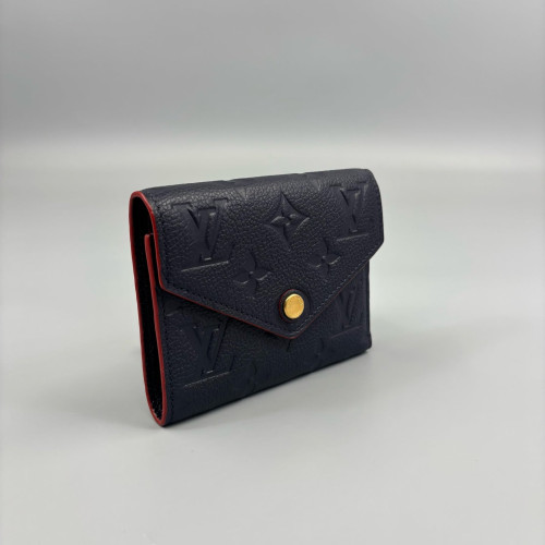 Louis Vuitton Compact Wallet Monogram Empreinte Blue