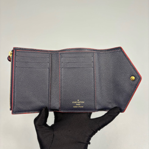 Louis Vuitton Compact Wallet Monogram Empreinte Blue