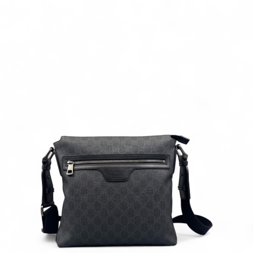 Gucci Messenger GG Supreme Monogram Black Gucci Messenger GG Supreme Monogram Black