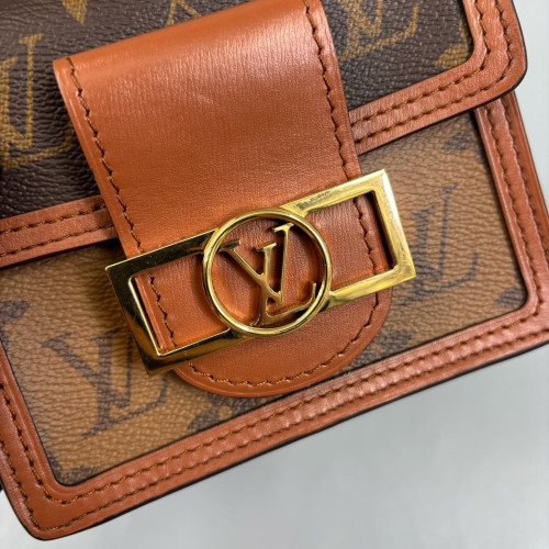 Louis Vuitton Dauphine Pico Reverse Monogram Brown Louis Vuitton Dauphine Pico Reverse Monogram Brown