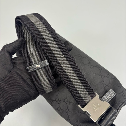 Gucci Bumbag GG Supreme Monogram Black