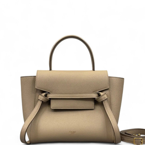 Celine Nano Belt Bag Grained Calfskin Khaki Celine Nano Belt Bag Grained Calfskin Khaki