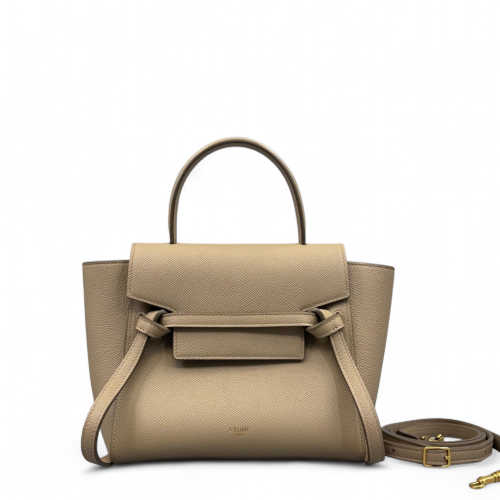 Celine Nano Belt Bag Grained Calfskin Khaki Celine Nano Belt Bag Grained Calfskin Khaki