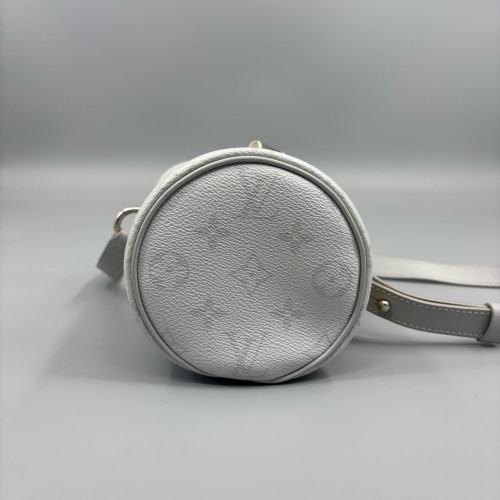 Louis Vuitton Limited Edition Nano Chalk Bucket Bag Monogram Titanium Grey
