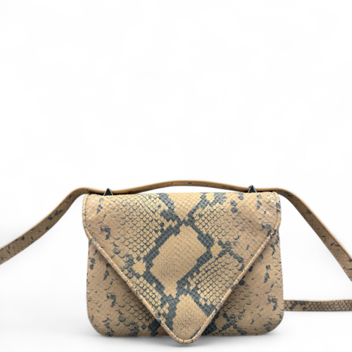 Bottega Veneta Crossbody Bag Python Beige Grey Bottega Veneta Crossbody Bag Python Beige Grey