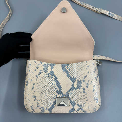 Bottega Veneta Crossbody Bag Python Beige Grey Bottega Veneta Crossbody Bag Python Beige Grey