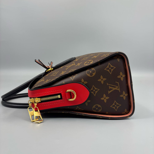 Louis Vuitton Tuileries Monogram Brown Red Black Louis Vuitton Tuileries Monogram Brown Red Black