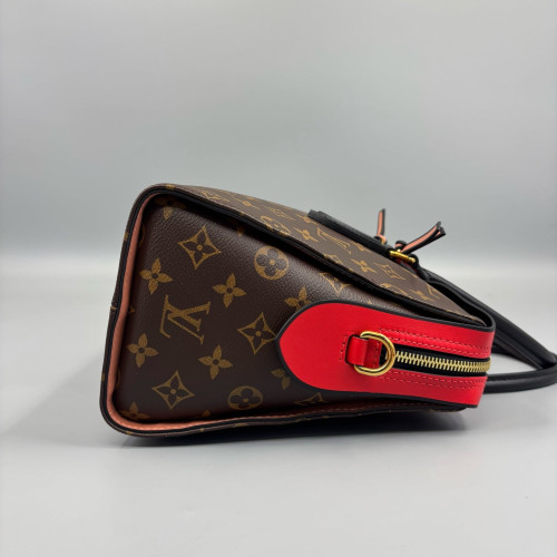 Louis Vuitton Tuileries Monogram Brown Red Black Louis Vuitton Tuileries Monogram Brown Red Black