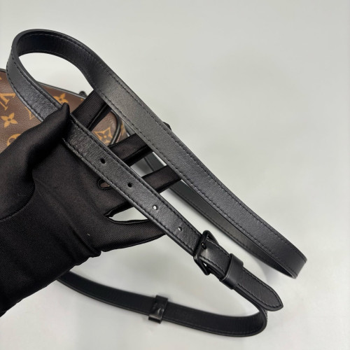 Louis Vuitton Christopher Wearable Wallet Monogram Macassar Brown Black