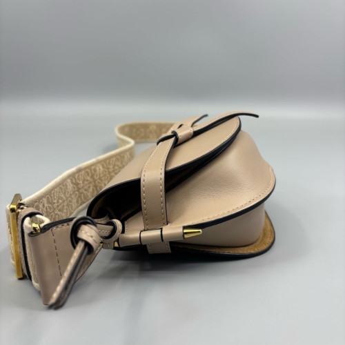Loewe Mini Gate Calfskin Grey