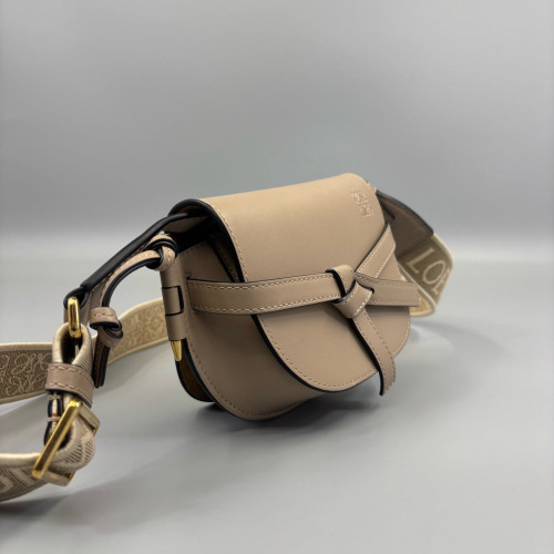 Loewe Mini Gate Calfskin Grey