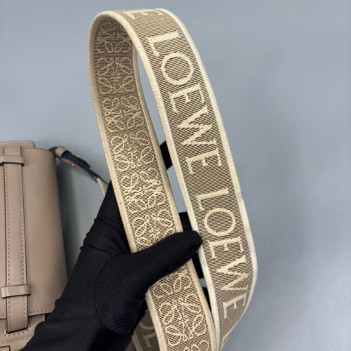 Loewe Mini Gate Calfskin Grey
