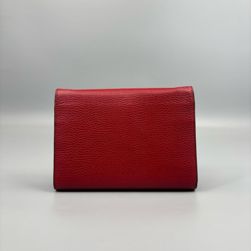 Gucci Mini Dionysus Chain Wallet Grained Calfskin Red Gucci Mini Dionysus Chain Wallet Grained Calfskin Red