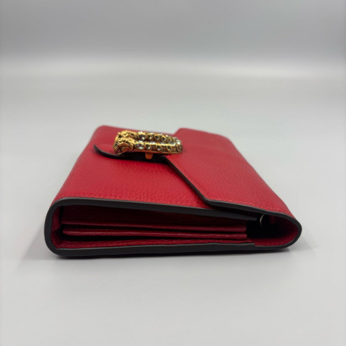 Gucci Mini Dionysus Chain Wallet Grained Calfskin Red Gucci Mini Dionysus Chain Wallet Grained Calfskin Red